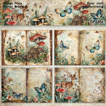 A5 едностранна хартия с модел за DIY албуми и скрапбук, фонов лист за изработка на картички; материал: картон, тип хартия, тънко изрязване