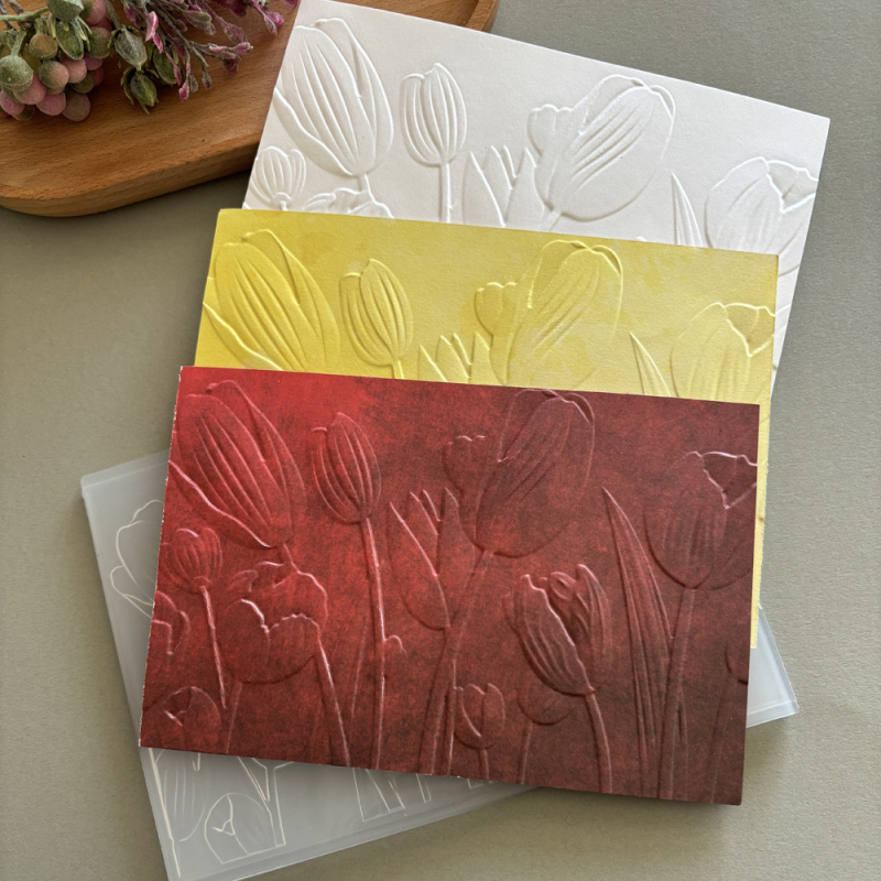 3D текстурирана ембосинг плоча – пластмасова, инжекционно формована, модерен арт стил, DIY шаблон за ембосинг, модел YA-142