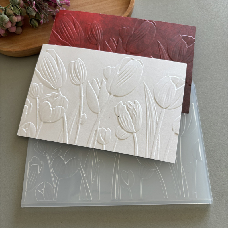 3D teksturirana embos ploča – plastika, injekcijsko oblikovanje, moderni umjetnički stil, DIY predložak za embossing, model YA-142