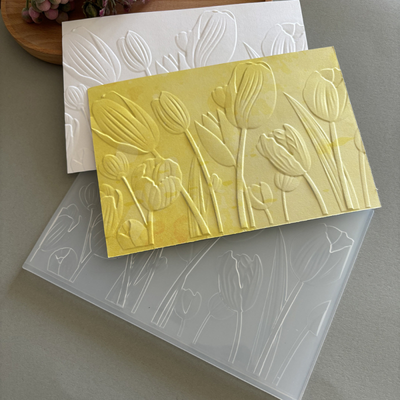 3D teksturirana embos ploča – plastika, injekcijsko oblikovanje, moderni umjetnički stil, DIY predložak za embossing, model YA-142