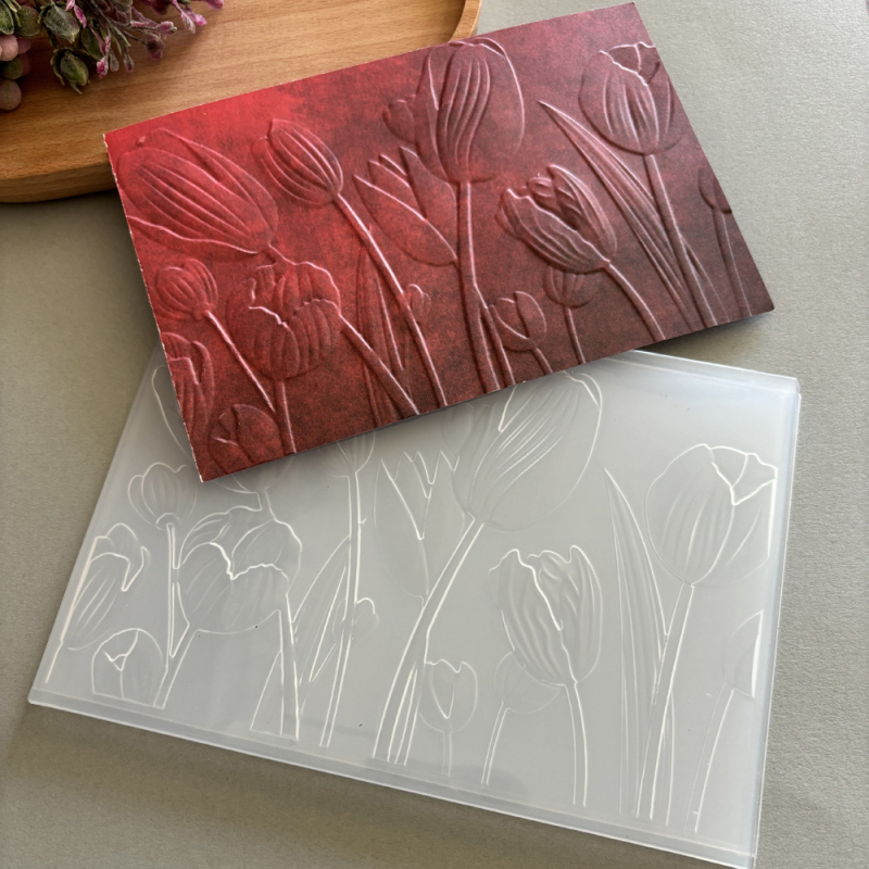 3D teksturirana embos ploča – plastika, injekcijsko oblikovanje, moderni umjetnički stil, DIY predložak za embossing, model YA-142