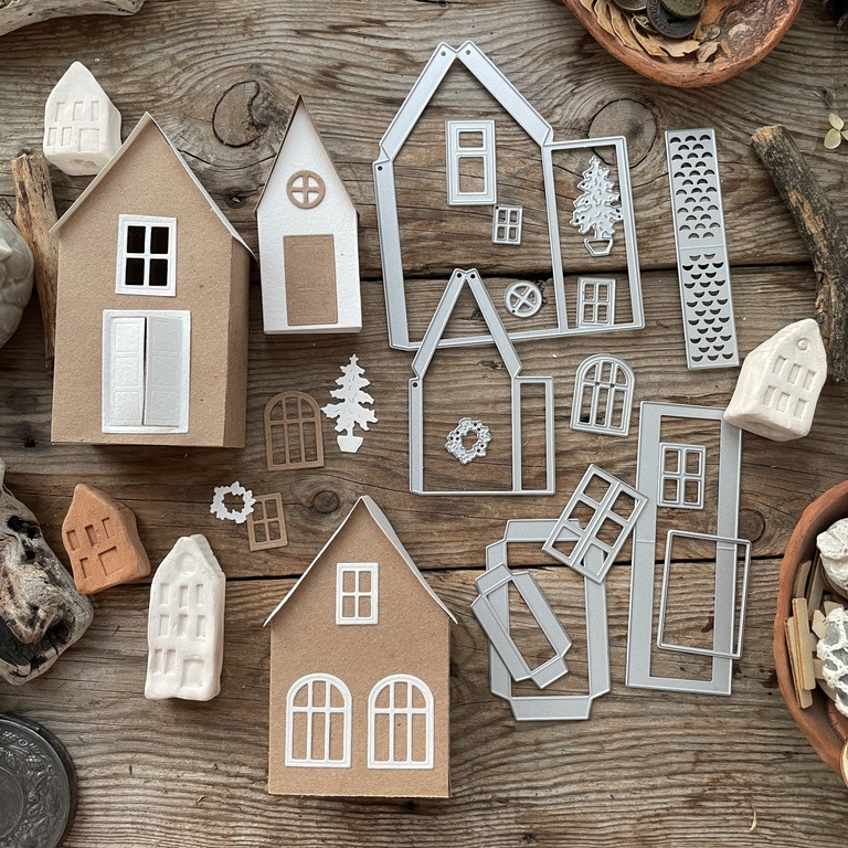 Binghong raudne lõigematriks, kodukaunistuseks, kaasaegse lihtsuse stiilis.