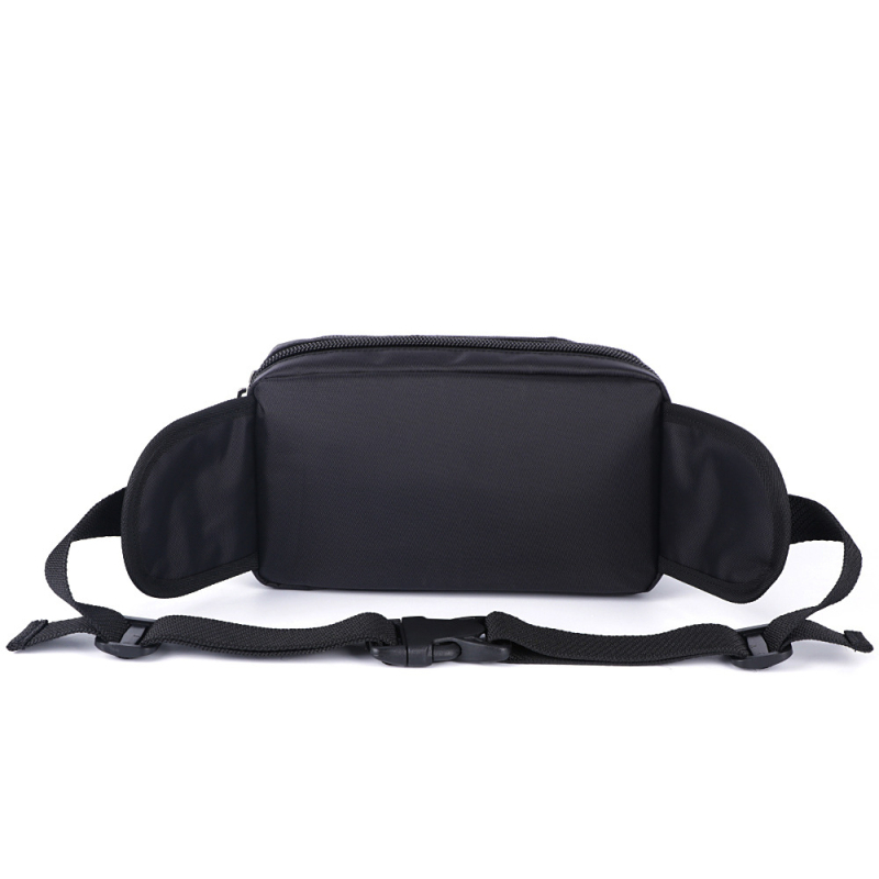 Мъжка поясна чанта за бизнес пътуване, нейлонова, солиден дизайн, подплата полиестер