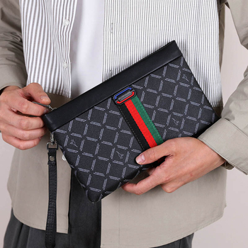 Vyrų PU clutch rankinė, Urban Simplicity – kasdieniniam naudojimui