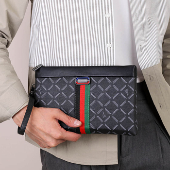 Vyrų PU clutch rankinė, Urban Simplicity – kasdieniniam naudojimui