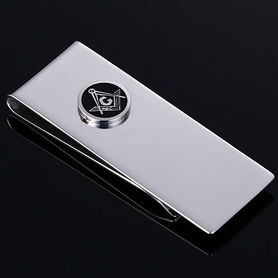 Портфейл - Неръждаема стомана, религиозно/тотем стил, геометричен дизайн, лого включено