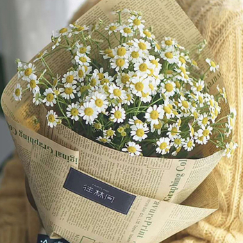 Комплект подаръчна хартия за опаковане на подаръци – флорални ретро мотиви, Денят на Майката, материал: хартия, Марка: Strong Merchants