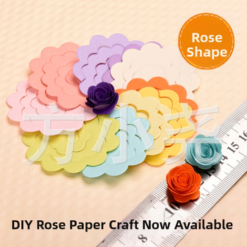 Геометрични хартиени рози – ръчно изработени origami, деривативна хартия, полуръчно-полумеханично производство, декоративно окачване, fltlkxz