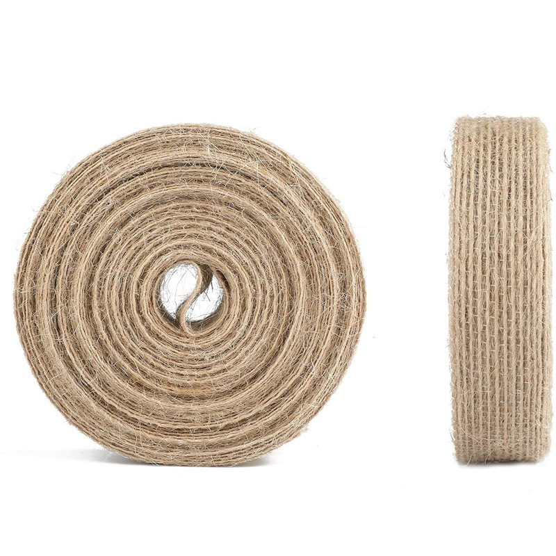 Конопена лента за занаяти с рибена коприна, текстилна тъкан, подаръчно опакована, толеранс 0.5–1 cm