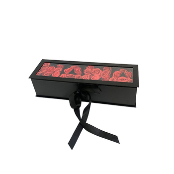 Кутия за цветя за Деня на майката, изработена от хартия/картон, с подаръчна опаковка и печатано лого