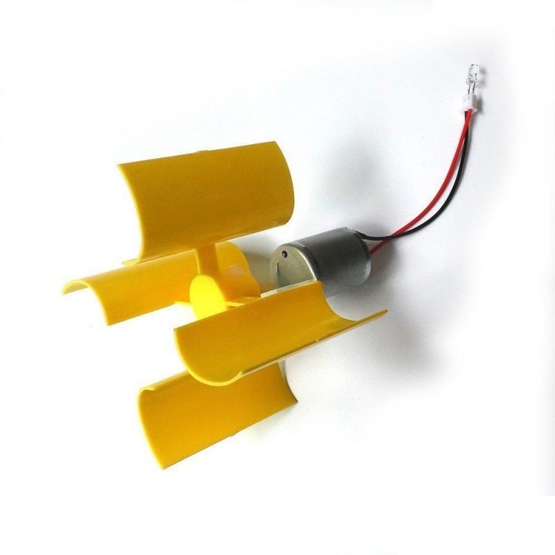 Ветрогенератор с вертикална ос за микроразмерни учебни експерименти