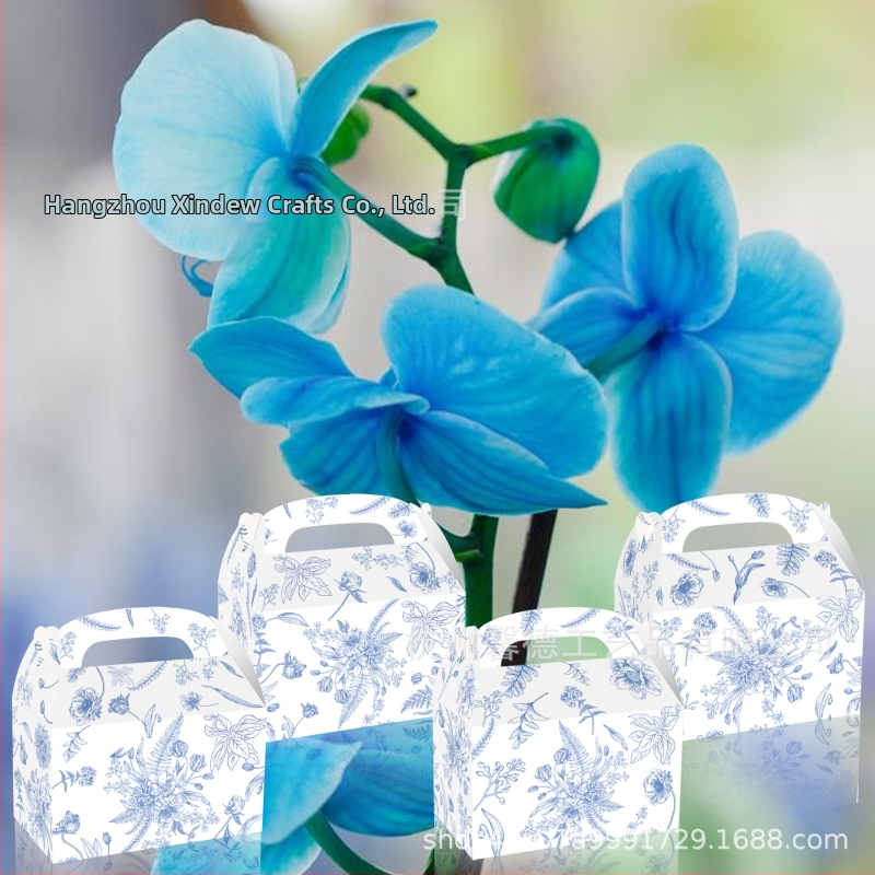 Подаръчна кутия за бонбити с форма на рог – куфарна кутия от картон 250gsm, офсетен печат, лого отпечатано, марка Xin Delie