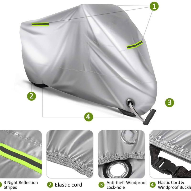 Калъф за мотоциклет | полиестер със сатенен вид | Персонализиране: Да | Приложими модели: Консултирайте се с обслужване на клиенти | Частни марки: Да