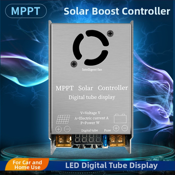 MPPT Boost-kontroller, napeletes töltő 450W, bemenet 12–60V, alumínium ötvözet burkolat, MPPT-Boost-03 sorozat