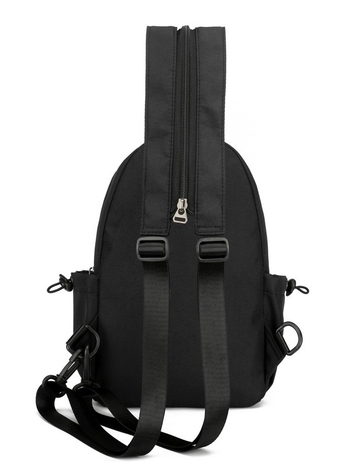 Chest Bag - градски стил, Oxford плат, цип за отваряне, вътрешен джоб с патч, джоб с цип