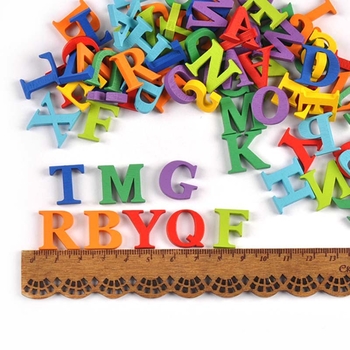 Εκπαιδευτικά ξύλινα κομμάτια γραμμάτων – 26 γράμματα, υλικό: ξύλο και density board, μοντέρνος μινιμαλιστικός σχεδιασμός