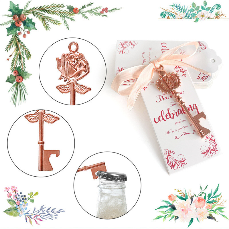 Karūnos formos butelių atidarytuvas, cinko lydinys, nešiojamas, vestuvinė dovana, modelis 5473