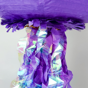 Φανάρι από χαρτί με θέμα Γοργόνα-Μέδουσα για πάρτι, κρεμαστό διακοσμητικό φόντου ενυδρείου; Υλικό: χαρτί; Στυλ: Μοντέρνο Απλό; Κατηγορία: Κρεμαστά διακοσμητικά.