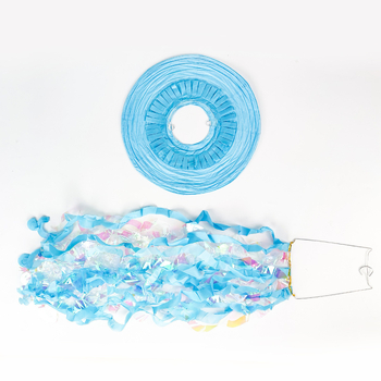 Φανάρι από χαρτί με θέμα Γοργόνα-Μέδουσα για πάρτι, κρεμαστό διακοσμητικό φόντου ενυδρείου; Υλικό: χαρτί; Στυλ: Μοντέρνο Απλό; Κατηγορία: Κρεμαστά διακοσμητικά.