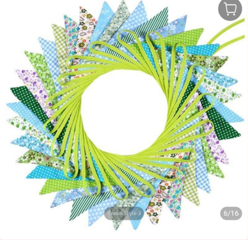 Βαμβακερή τρίγωνη γιρλάντα σημαιών, μήκος 10 μ., πολύχρωμη, για παιδικό δωμάτιο, σκηνή γενεθλίων και διακόσμηση στο στούντιο; Κατηγορία: διακόσμηση χώρου; Εισαγωγή: Όχι; Άδεια IP: Όχι