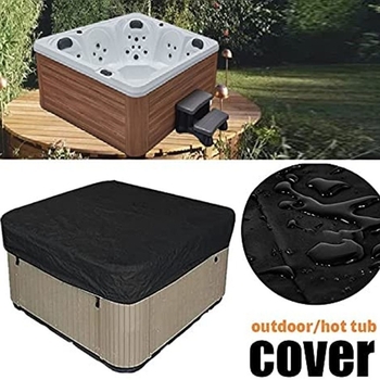 Εξωτερικό τετράγωνο κάλυμμα για υδρομασάζ/τζακούζι και κάλυμμα πισίνας, αδιάβροχο κάλυμμα επίπλων – Υλικό: πολυεστέρας; Περιεχόμενο υφάσματος: 210; Στυλ: Μοντέρνα απλότητα; Κατηγορία: Κάλυμμα σκόνης / καναπέ / κάλυμμα κλιματιστικού