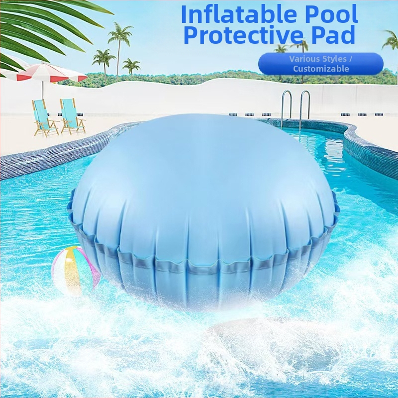 Pripučiamas baseino pagalvė, atsparus šalčiui ir sustiprinto PVC dizaino, tinkamas baseinams