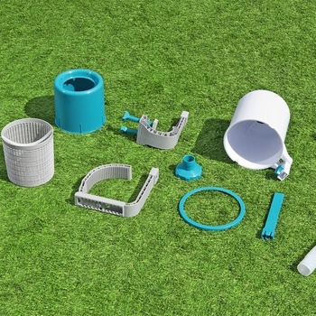 Bestway σκιμερ πισίνας – επιτοίχιος διαχωριστής επιφάνειας για πλαστικά απορρίμματα, καθάρισμα επιφάνειας πισίνας