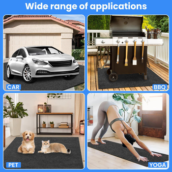 Χαλάκι φελτ πολλαπλών χρήσεων για μπάνιο, είσοδο και μπαλκόνι — προσαρμόσιμο σχήμα, φελτ από συνθετικές ίνες, μοντέρνος μινιμαλιστικός σχεδιασμός