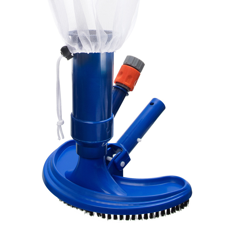 Glava usisivača za dno bazena s donjom četkom, hvatačem dlačica i filtrom visoke učinkovitosti