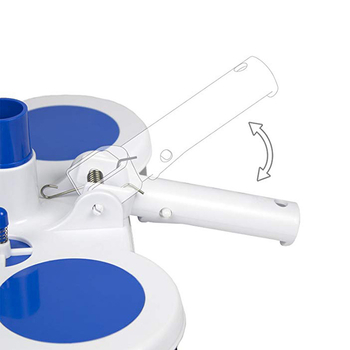 Κεφαλή αναρρόφησης πισίνας για καθαρισμό πυθμένα και τοιχωμάτων, υποβρύχιο εργαλείο κενού με βούρτσα