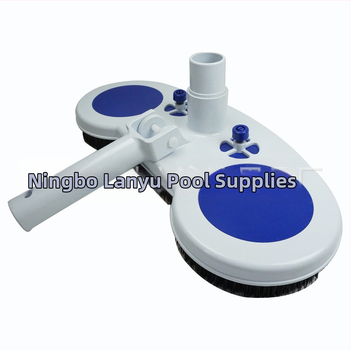 Κεφαλή αναρρόφησης πισίνας για καθαρισμό πυθμένα και τοιχωμάτων, υποβρύχιο εργαλείο κενού με βούρτσα