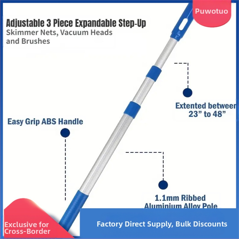 Съединител за алуминиева пръчка за риболовна мрежа - Puvoto; Материал: алуминий; Категория на продукта: надуваем басейн; Приложимо: плуване и газене