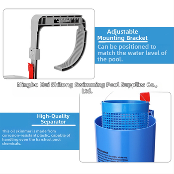 Καθαριστής επιφάνειας πισίνας με συλλογή φύλλων, απορροφητήρα τριχών και φίλτρο υψηλής απόδοσης