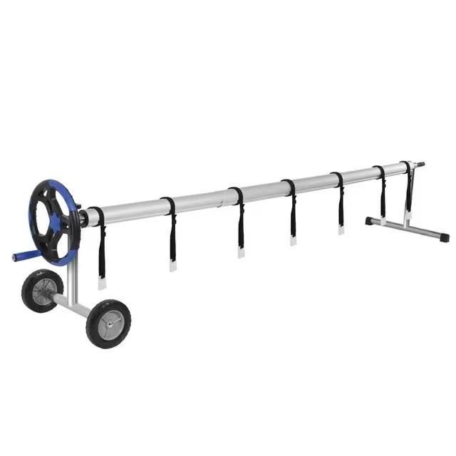 PVC Комплект за ролер на покривало за басейн с соларно покривало – преносим за надуваеми басейни