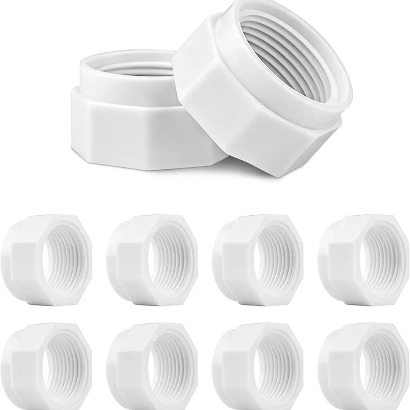 D15 PC παξιμάδι εισόδου νερού για σωλήνα – παξιμάδι με δαχτυλιδωτό κλείδωμα, ανταλλακτικό για καθαρισμό πισίνας