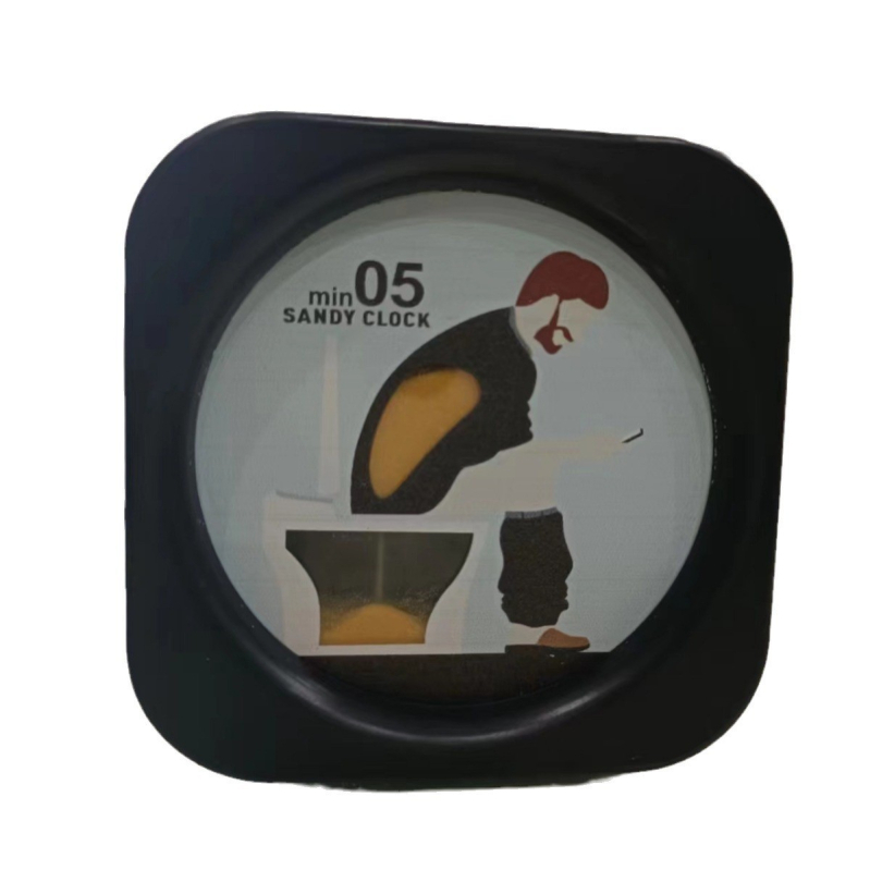 Tualeto formos smėlio laikrodis, penkių minučių laikmatis, plastikas, injekcinis liejimas, SHUANGWEI prekės ženklas, rankų darbo pakabukas