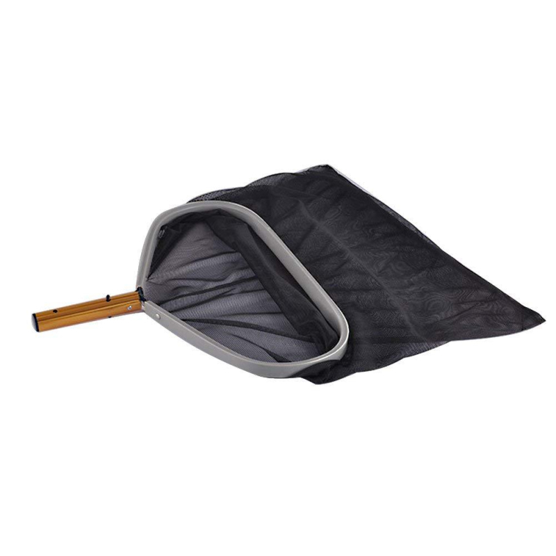 Sieť na čistenie bazéna s pevným hliníkovým rámom a hlbokovodnou sieťkou na listy a nečistoty