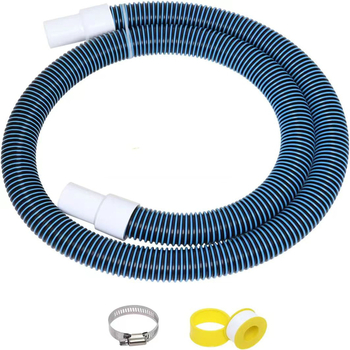 Baseino drenažo ir filtravimo vamzdelis, EVA medžiaga, DX prekės ženklas, tinka pripučiamam baseinui, įtrauktos dvi jungiamosios klampos