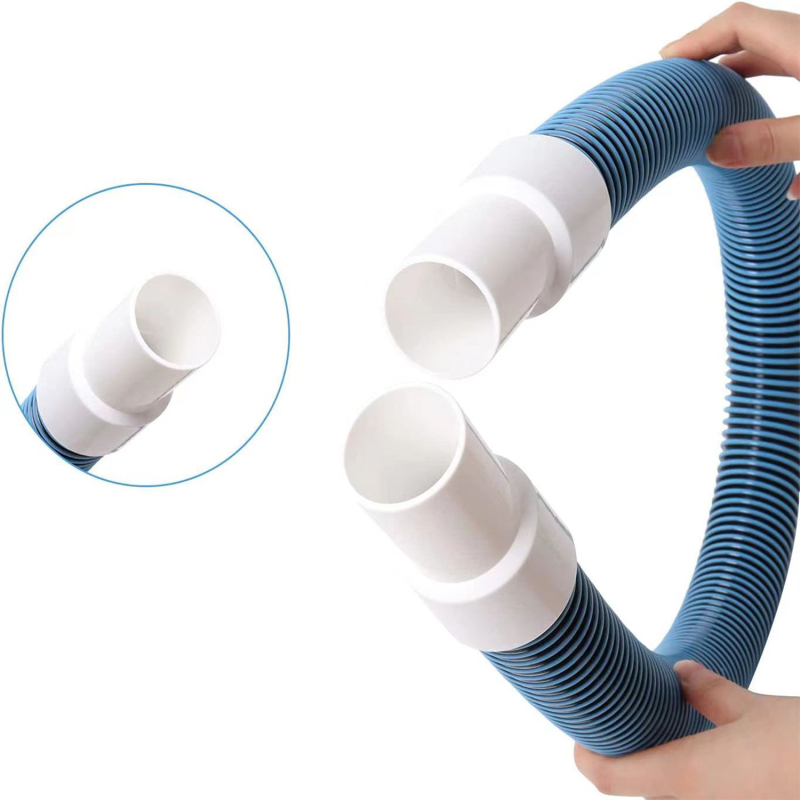 Baseino drenažo ir filtravimo vamzdelis, EVA medžiaga, DX prekės ženklas, tinka pripučiamam baseinui, įtrauktos dvi jungiamosios klampos