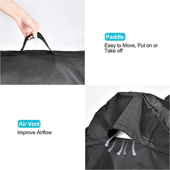 Κάλυμμα καθαριστή πισίνας από πολυεστέρα — εξωτερικά αδιάβροχο, μοντέρνος μινιμαλιστικός σχεδιασμός; 100% περιεχόμενο υφάσματος; συμβατό με καλύμματα σκόνης, καναπέ, και κλιματιστικού.