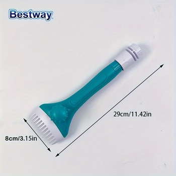 Bestway Четка за почистване на филтър за басейн с хартиено ядро, ръчна, пластмасова глава, пластмасова дръжка, за двор