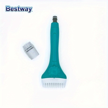 Bestway Четка за почистване на филтър за басейн с хартиено ядро, ръчна, пластмасова глава, пластмасова дръжка, за двор
