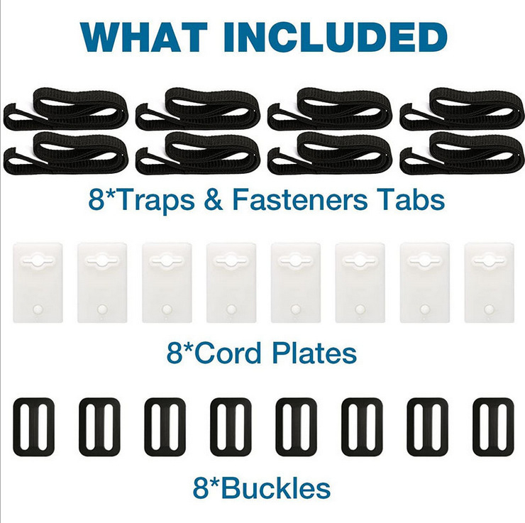 Σετ ρολού ηλιακού καλύμματος πισίνας με σχοινί πρόσδεσης και ιμάντες σύσφιξης