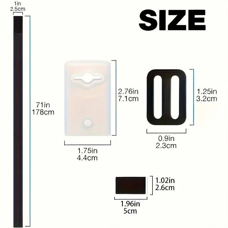 Σετ ρολού ηλιακού καλύμματος πισίνας με σχοινί πρόσδεσης και ιμάντες σύσφιξης