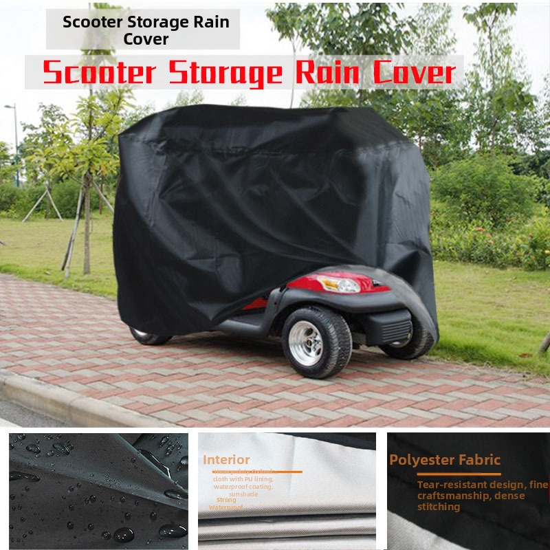 Cenrui покривало за скутер – 100% полиестер, външно прахозащитно покривало, модерен минималистичен стил