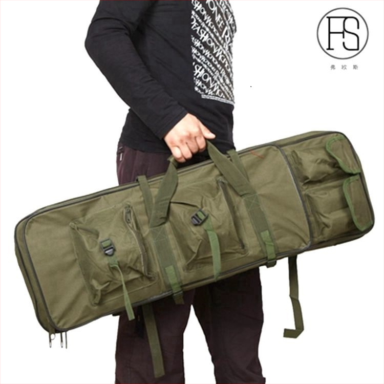 Тактически чанта за оръжие - 600D Oxford плат, двуслоен дизайн, ръчна дръжка, камуфлажен стил за открито