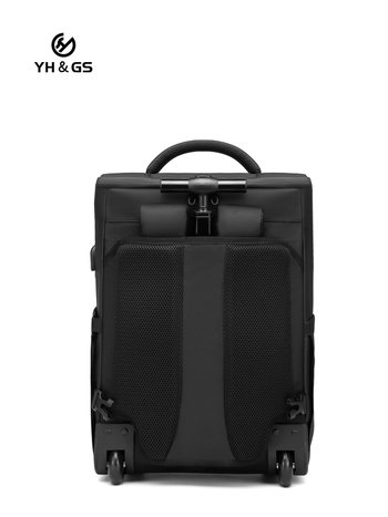 Σακίδιο φορητού υπολογιστή, αδιάβροχο, ύφασμα Oxford, τροχός μονής κατεύθυνσης, φερμουάρ