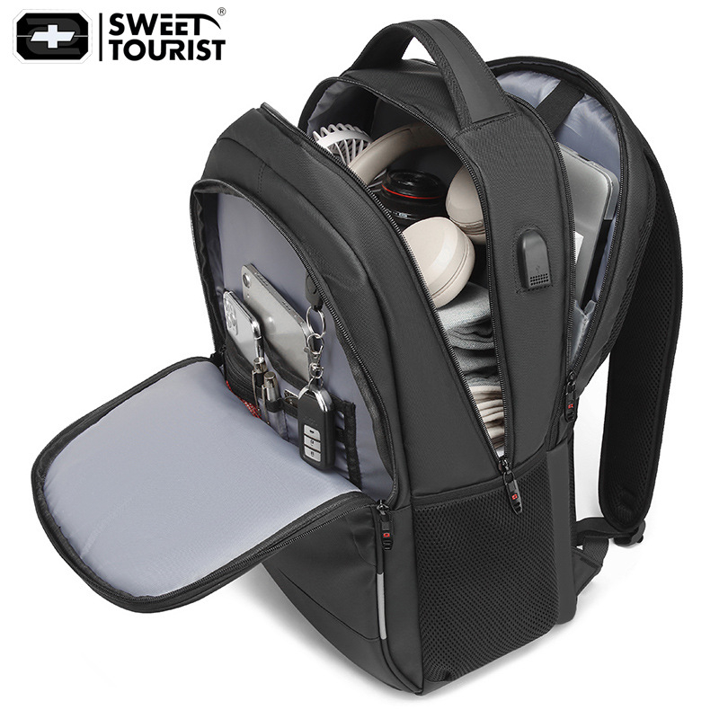 Sabre unisex utazó hátizsák Oxford anyagból, vízálló, 36–55 literes kapacitás, laptop tároló, utcai stílus