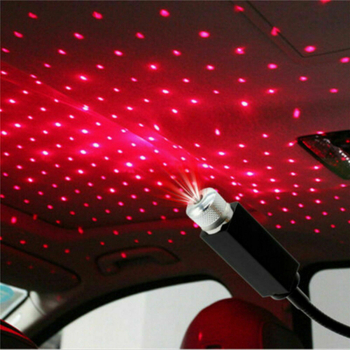 LED auto griestu gaisma USB Full Star – zvaigžņotā debesu lāzera projekcija, alumīnija korpuss, 5V, 0.1W