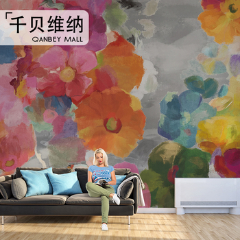 Meilun тапет за стена от коприна – декоративен стил: шарка, модерен минимализъм